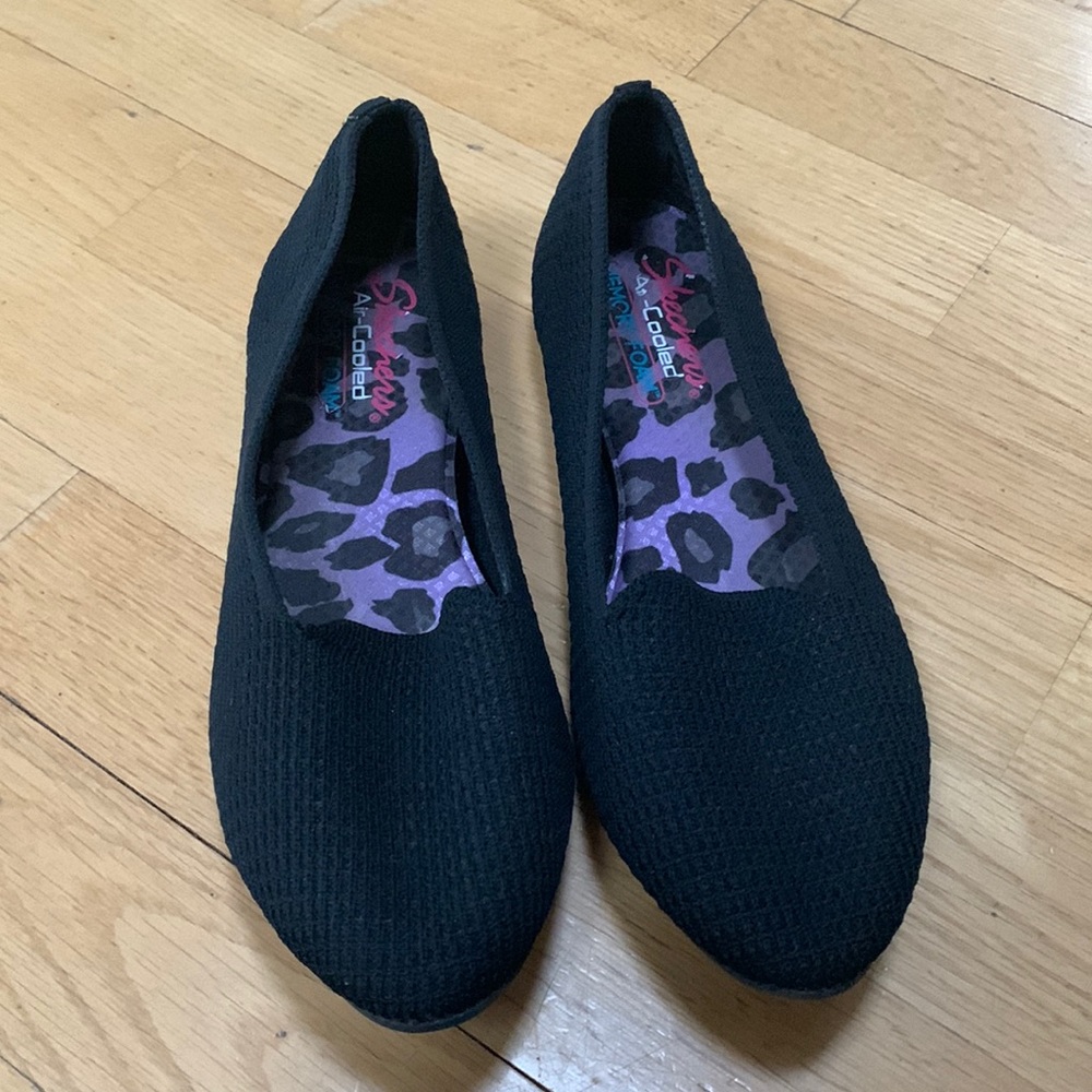 Skechers Memory Foam Ballet Flats Black 9.5 Rothy’s